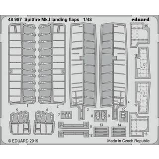 Spitfire Mk.I landing flaps for Tamiya