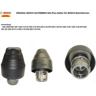 BOSCH Mandrina SDS-PLUS pentru GBH 2-26 DFR, GBH 2600, GBH 2-28 DFR, GBH 3-28 DFR, GBH 4-32 DFR, GBH 240 F, GBH 2-24 DFR (model nou), GBH 18V-26 F (cod piesa de schimb)