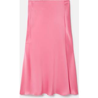 Stella McCartney Satin midi skirt - pink - S