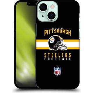 Pittsburgh Steelers Helmet Typography Hard Shell Phone Case - iPhone