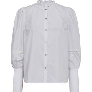 Co Couture BonnieCC Lace Sleeve Shirt White 35327