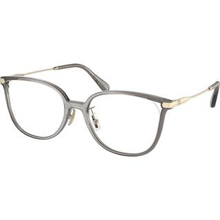 Coach HC6214D Asian Fit 5751 55 Briller Kvinder Krystalklar - Transparent Grey - 55mm
