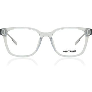 Montblanc MB0180OK Asian Fit 008 56 Briller Mænd Grå - Transparent Shiny Grey - 56mm
