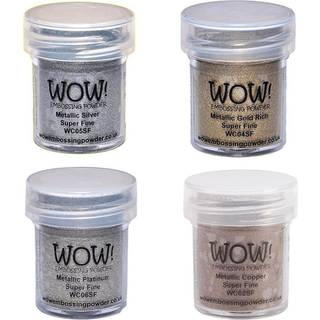 Wow! Pr?gning af pulver Metallisk bundt: Gulds?lvplatin og kobber 15 ml (1) (1 brun)