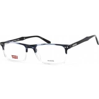 Levi&#39;s LV 5020 38I 55 Briller Mænd Blue - Transparent Blue Horn Two-Tone - 55mm