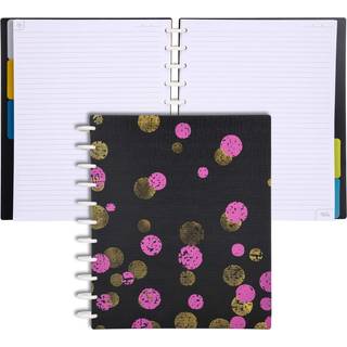 Talia Discbound Notebooks Planner tilpasses (XBounce Maroon Brev (8,5in x 11in))