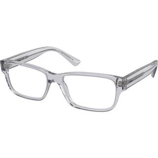 Prada PR 18ZVF Asian Fit U431O1 57 Briller Mænd Krystalklar - Transparent Grey - 57mm