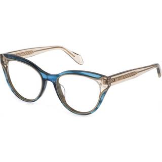 Just Cavalli VJC001V 0931 51 Briller Kvinder Blue - Transparent Striped Green Blue - 51mm