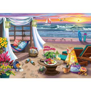 Ravensburger Cabana Retreat 500 stykker Storformat Jigsaw Puzzle For Voksne - 16792 - Hvert stykke er unik softclick -teknologi betyder stykker,