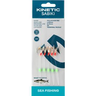 Kinetic Sabiki FullHouse Sildeforfang #6 Fishskin