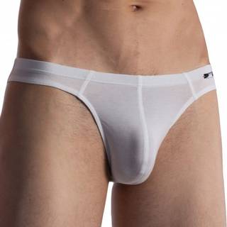 Olaf Benz Herren Slip weiß Baumwolle & Mix unifarben