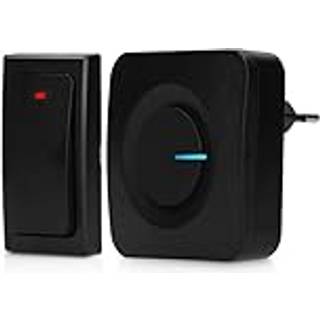 Alecto - Batterifri dørklokke Sort - ADB30ZT