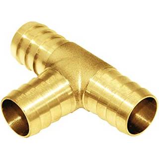 Joywayus Lille 1/2 """" (12mm) Slange Barb tee t 3 Way Union Fitting Kryds/split messing Vand/brændstof/luft