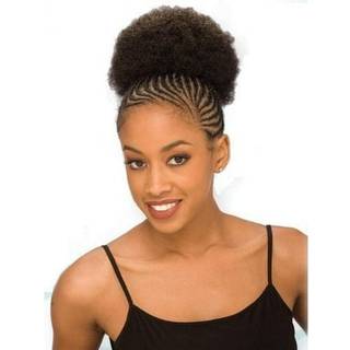 Afro 5 """" - Shake N Go Freetress Drawstring Ponytail #1b off sort