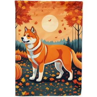 Caroline's Treasures DAC1004CHF AKITA FALL HUS FLAG STOR VORCH SLUDE POL Dekorativ uden