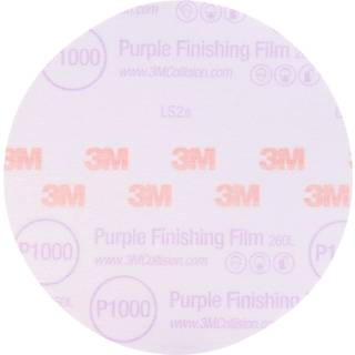 3M Hookit Purple Finishing Film Abrasive Disc 30669 6 i 1000+ Grade 50 Pack Clear Coat Slibning Maling Finishing Fejl Fjernelse Langtidsholdbar