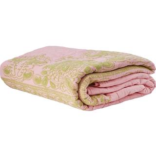 RICE Rice quiltet sengetæppe 225x225 cm Soft pink