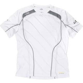 Undertøjstrøje Gill Race Short Sleeve White, herre, Small