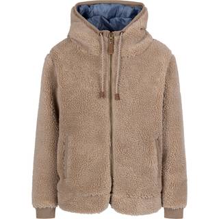 Trespass Lavelle Faux Fur Teddy Fleece hættetrøjeStor