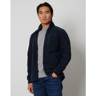 Threadbare Threadbare Navy Zip Up Microfleece Jacket
