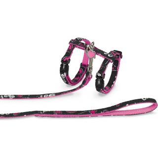Sele- og linesæt Love, sort - Black - 1 stk