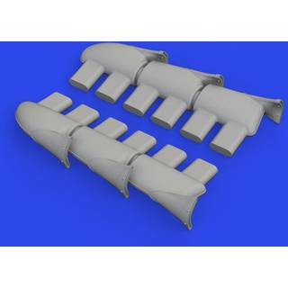 Hurricane Mk.II exhaust fishtail PRINT 1/32 REVELL