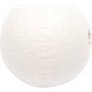 Holz-Perlen 8mm 90 Stück - Weiß