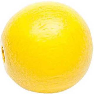 Holz-Perlen 8mm 90 Stück - Gelb