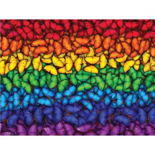 Buffalo Games - Lena - Butterfly Spectrum - 1500 Piece Jigsaw -puslespil til voksne, der udfordrer puslespil perfekt til spilaftener - Færdig stø