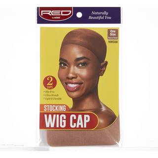 Red By Kiss Stocking Wig Cap 2 stk Brown