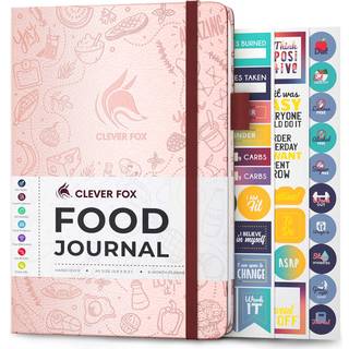 Clever Fox Food Journal - Daily Food Diary Meal Planner for at spore kalorieindhold og n?ringsstofindtag Stick til en sund kost og opn? v?gttab m