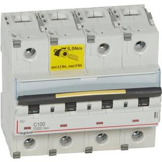 LEGRAND DX³ MCB automatsikring C100 4pol 6M 10000/16KA