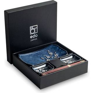 Sushi sæt, 6 dele, komplet til 2 personer - Hana blue