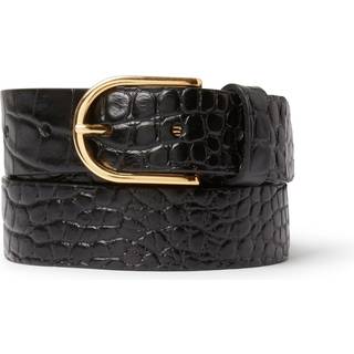 Saddler Safira Læderbælte Sort Croco 774170666 80 cm