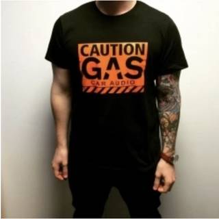 GAS T-Shirt "Caution", L