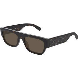 Stella McCartney Kvinde SC0210S 002 Outlet solbriller Acetat Havana Brun Firkantet Normal