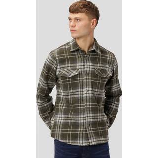 Marcus Herre Skjorte - Dusty Olive Mix - S