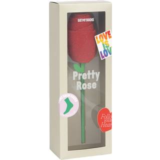Eat My Socks - Pretty Rose - Strømper - Rød - One size