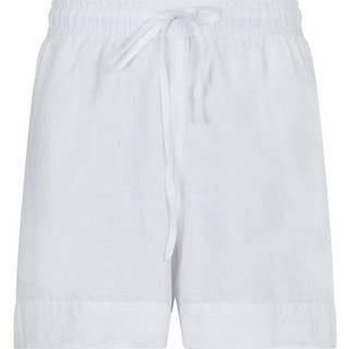 Shea Linen Shorts, White, 38