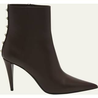 Valentino Garavani Rockstud leather ankle boots - brown - EU 42