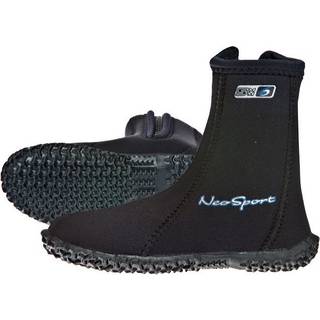 Neosport Wetsuits Youth Premium Neoprene 5mm Youth's Boots Black 2 - Vandsko Surfing & Diving