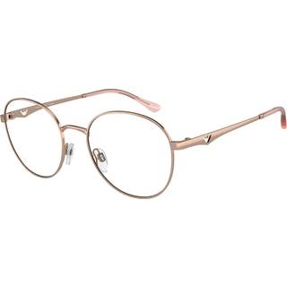 Emporio Armani EA1144 Asian Fit 3011 52 Briller Kvinder Rose-Guld - Shiny Rose Gold - 52mm