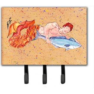 """" Caroline's Treasures 8346th68 Merman Leash eller Key Holder Large Multicolor """"