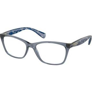 Ralph Lauren Kvinde RA7071 6136 Optiske stel Injiceret Blå Transparent Cat Eye Normal