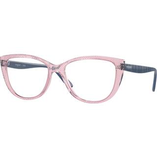 Vogue Briller VO5485 3044 54 Briller Kvinder Lyserød - Pattern Transparent Light Pink - 54mm