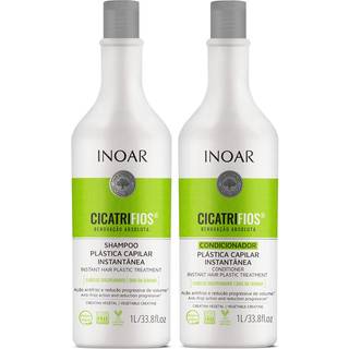 INOAR CicatriFios Sæt Til skadet og skrøbeligt hår 2x1000 ml - 2x1000 ml