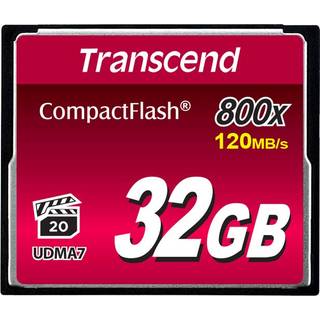 Overskrid 32 GB CompactFlash Memory Card 800X (TS32GCF800)