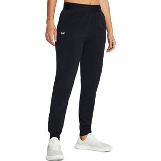 Under Armour Rival Women's High-Rise Woven Pants Black / White L