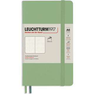 Notizbuch Pocket dotted Softcover A6 - Salbei