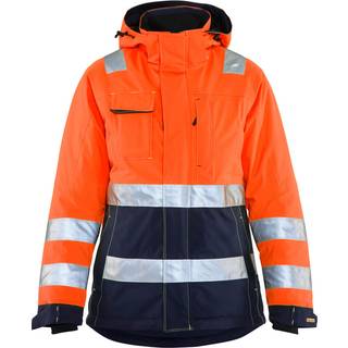 Blåkläder 4872 Dame High Vis Vinterjakke / Dame High Vis Vinterjakke - 2XL - High Vis Orange/Marineblå